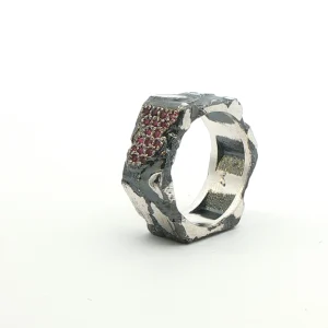 Anillo de plata “Mecanizado”