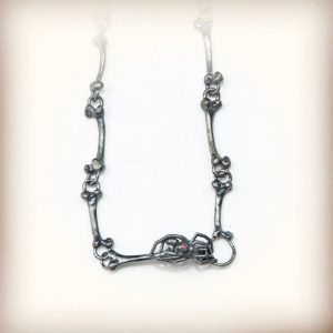 Cadena de plata “Bones”