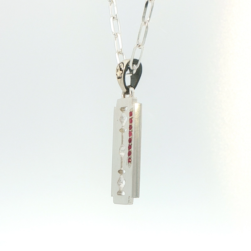 Colgante de plata “barberjewel” 4 Colgante de plata “barberjewel” - Imagen 4