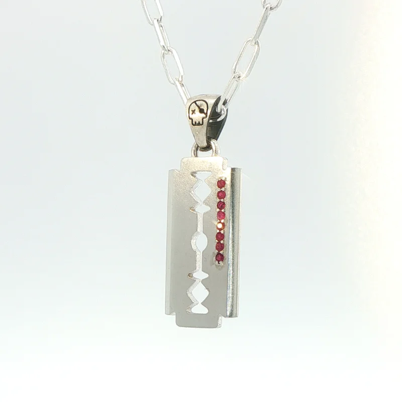 Colgante de plata “barberjewel” 1 Colgante de plata “barberjewel”