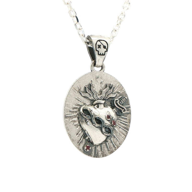 Colgante de plata “Corazón espinado” 1 Colgante de plata “Corazón espinado”