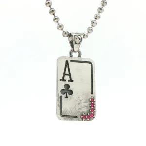 Colgante de plata “Que tengas suertecita”